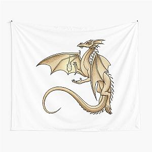 Arcane golden dragon  Tapestry