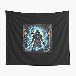 The Arcane Dualist Pixel Art Tapestry