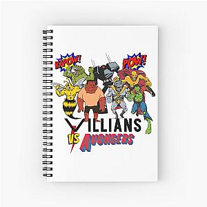 Avongers archenemy the Villians Spiral Notebook