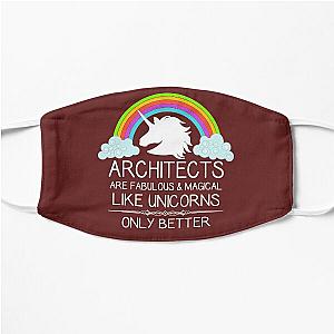 Architect Gifts - Architects are Like Unicorns Only Better Funny Thank You Appreciation Gift Ideas for the Architecture & Architectural Scale Designing Unicorn Flat Mask RB2611