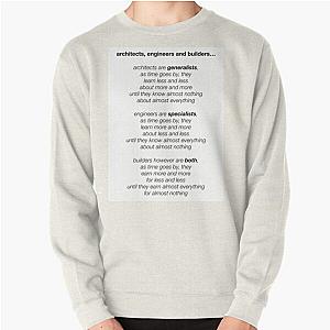 architects, engineers and builders Pullover Sweatshirt RB2611