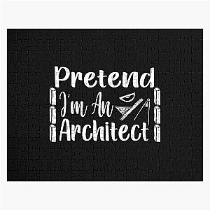 architects student, future architects men s, architects band shirt, dad architect shirt Jigsaw Puzzle RB2611