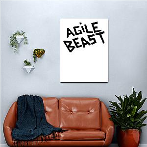 Arctic Monkeys Agile Beast Tee Canvas Print Premium Merch Store