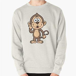 Happy cute monkeys  Pullover Sweatshirt RB0604 [ID555930]