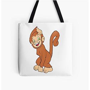 Happy cute monkeys  All Over Print Tote Bag RB0604 [ID555870]