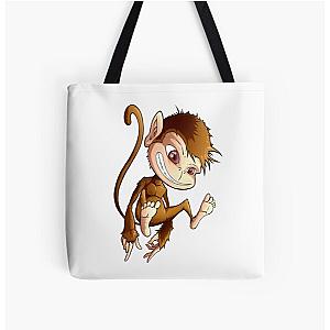 Happy cute monkeys  All Over Print Tote Bag RB0604 [ID555865]