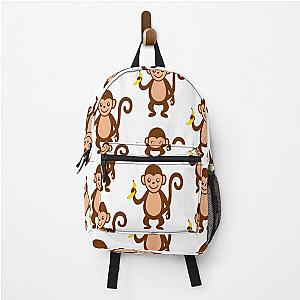 Happy cute monkeys  Backpack RB0604 [ID555829]