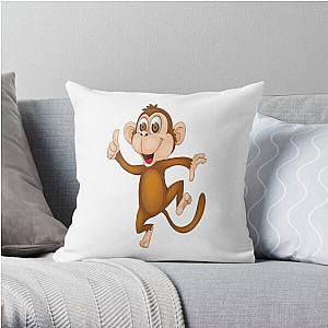 Happy cute monkeys  Throw Pillow RB0604 [ID555808]