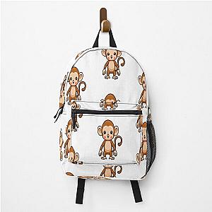 Happy cute monkeys  Backpack RB0604 [ID555826]