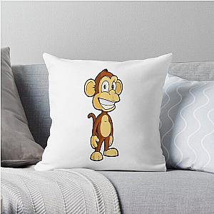 Happy cute monkeys  Throw Pillow RB0604 [ID555803]