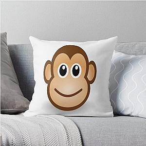 Happy cute monkeys  Throw Pillow RB0604 [ID555802]