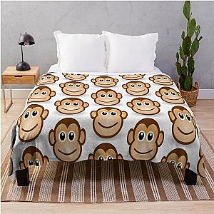 Happy cute monkeys  Throw Blanket RB0604 [ID555716]