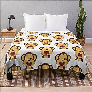 Happy cute monkeys  Throw Blanket RB0604 [ID555709]