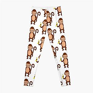 Happy cute monkeys  Leggings RB0604 [ID555689]