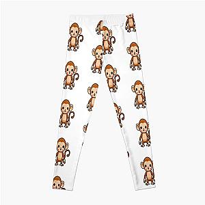 Happy cute monkeys  Leggings RB0604 [ID555681]