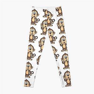 Happy cute monkeys  Leggings RB0604 [ID555679]