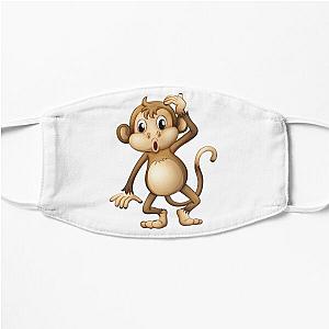 Happy cute monkeys  Flat Mask RB0604 [ID555666]