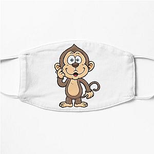 Happy cute monkeys  Flat Mask RB0604 [ID555656]