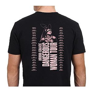 Ariana Grande T-Shirts - Ariana Grande Dangerous Woman Tour 2019 Men Black T Shirt