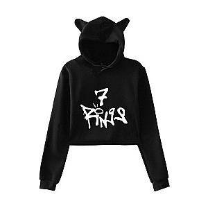 Ariana Grande Hoodies - Ariana Grande Cropped Hoodie 7