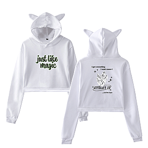 Ariana Grande Hoodies - Ariana Grande Just Like Magic Cropped Hoodie 1