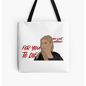 Ariana Madix Vanderpump Rules Real Housewives For You To Die All Over Print Tote Bag RB0609