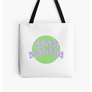 Team Ariana Madix Vanderpump Rules (Green + Purple) All Over Print Tote Bag RB0609