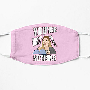 Ariana Madix Pump Rules Reunion Quotes Funny Pump Rules Reality TV You're Worth Nothing Flat Mask RB0609
