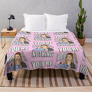 Ariana Madix Pump Rules Reunion Quotes Funny Pump Rules Reality TV You're Worth Nothing Throw Blanket RB0609