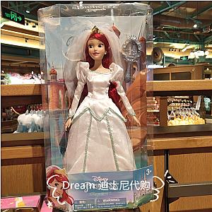 Ariel Bride White Dress Princess Doll