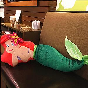 120cm Green Red Disney Ariel Princess Mermaid Doll Plush