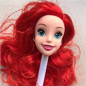 Ariel Mermaid Long Hair Princess Doll Head