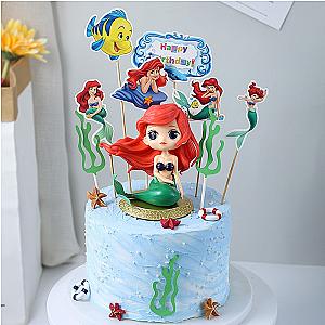 Disney Little Mermaid Ariel Birthday Party Cake Decorations