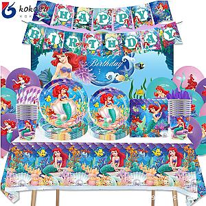 Little Mermaid Ariel Theme Girl Birthday Party Supply