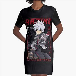 Hajime Nagumo - Arifureta Shokugyou de Sekai Saikyou Graphic T-Shirt Dress