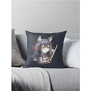 Arknights Chibi Texas Throw Pillow