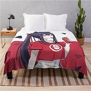 Texas Arknights Prelude to Dawn Anime Girl Drawing Fanart Throw Blanket