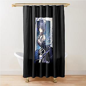 Whisperain - Arknights - Image by Pixiv Id Shower Curtain