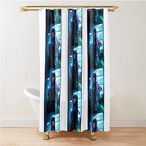 Neon Texas with soda  Arknights    Shower Curtain