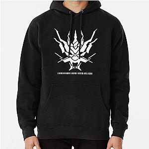 Arknights - Great Lungmen Logo (white) Pullover Hoodie
