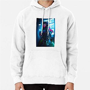 Neon Texas with soda  Arknights    Pullover Hoodie