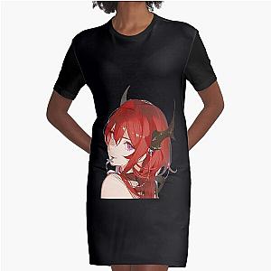 Surtr Arknights Graphic T-Shirt Dress