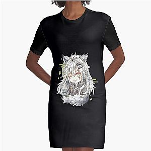 Arknights Chibi Lappland Posters and Art Graphic T-Shirt Dress