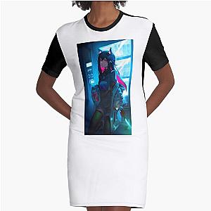 Neon Texas with soda  Arknights    Graphic T-Shirt Dress