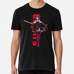 ARKN1GHTS - Surtr Arknights Operator WAIFUABLE from Rodhes Island Premium T-Shirt