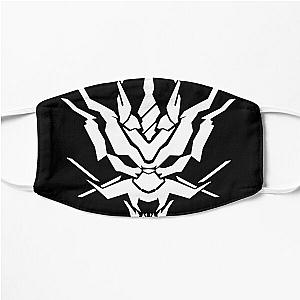 Arknights - Great Lungmen Logo (white) Flat Mask