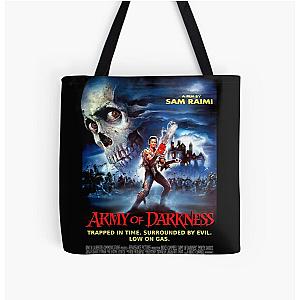 Army Of Darkness Movie Poster Phi Retro All Over Print Tote Bag