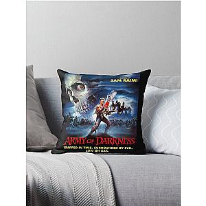 Army Of Darkness Movie Poster Phi Retro Throw Pillow