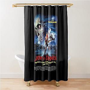 Army Of Darkness Movie Poster Phi Retro Shower Curtain