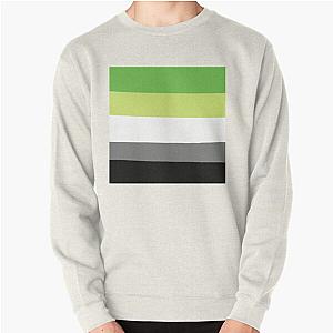 Aromantic Sweatshirts - Aromantic pride Pullover Sweatshirt RB1901